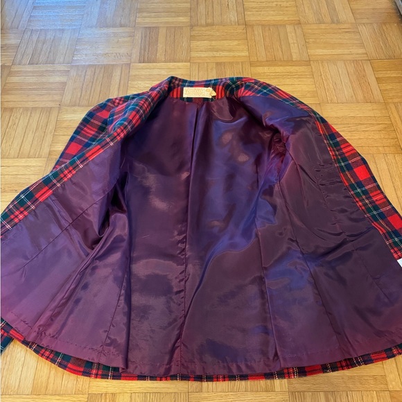 Vintage Pendleton Red Plaid Blazer - Picture 8 of 15